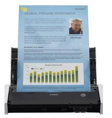 Canon imageFORMULA R10 Mobile Document Scanner, White (4861C001)