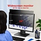 Monitor Widescreen Privacy Filter, Diagonal LCD Screen Size 24.0"