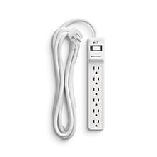 NXT Technologies™ 6-Outlet Surge Protector, 12 Cord, White (NX61425)