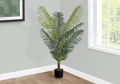 Monarch Specialties Inc. 47" Artificial Palm Tree in Pot (I 9537)