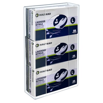 Azar Vertical Dispenser, 1 Compartment, Acrylic, Clear (255630-1PK)