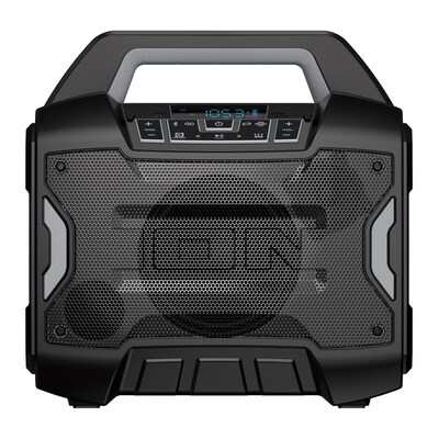 ION Sport Boom Wireless Bluetooth All-Weather Rechargeable Portable Speaker, Water Resistant, Black (SPRTBOOMXUS)