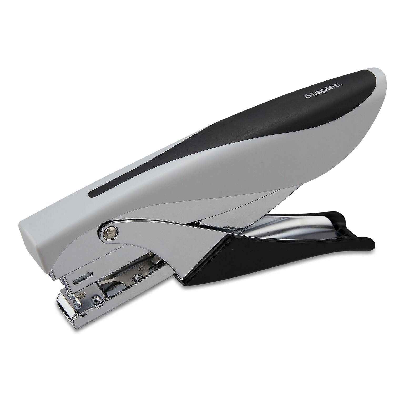 Staples Deluxe Plier Stapler, 20 Sheet Capacity, Black/Gray (24546/17584)