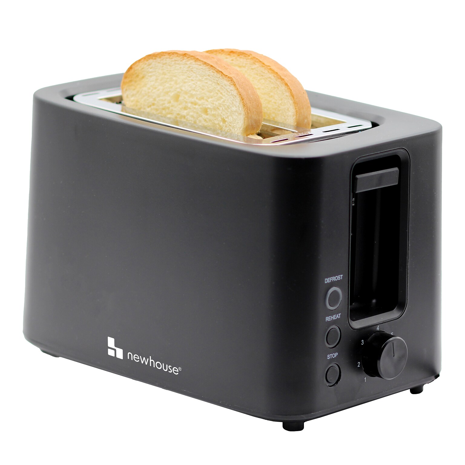 Newhouse 2-Slice Toaster, Black (NHT-001-BLK)