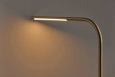 Adesso Cullen LED Desk Lamp, 24"H, Antique Brass (4353-21)