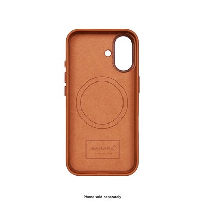 SaharaCase Indy Series MagSafe Phone Case for iPhone 17, Shock Absorbing, Canyon Brown (CP00930)