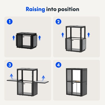 FlexiSpot WorkCube Series Sound Absorbing 2 Person Privacy Booth, Black (EP2FB-KIT)