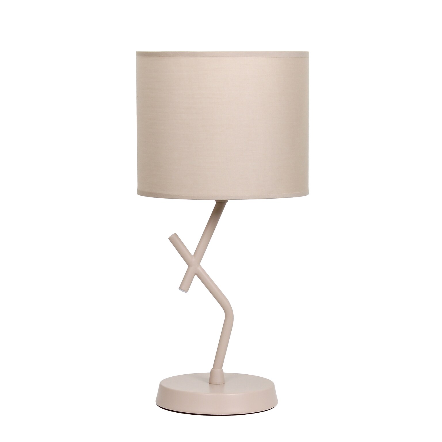 Simple Designs Abstract 17.13 LED Table Lamp, Light Beige (LT1172-LBG)