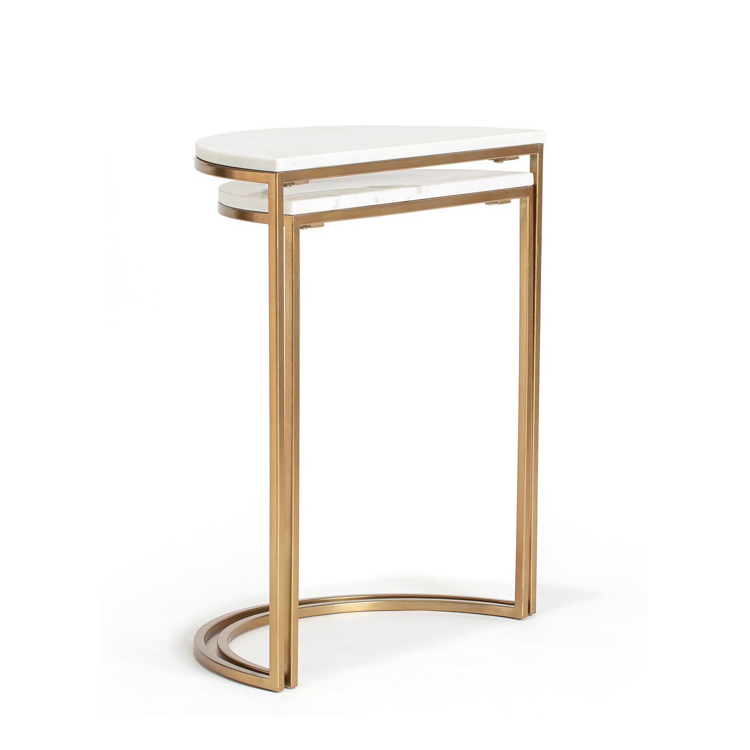Adore Decor Kingston Side Table, White (FUTB10165A)