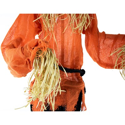 Haunted Hill Farm Life-Size Animatronic Skeleton Scarecrow (HHSCR-1FLSA)