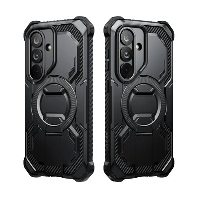 i-Blason Armorbox Rugged Phone Case with for Galaxy S26, Shock Absorbing, Black (Galaxy2026-S26-Armorbox-SP-Black)