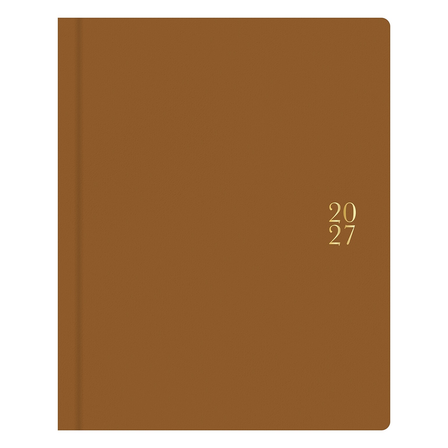 2027 Blue Sky Bespoke Letterpress Boothcloth 8 x 10 Calendar Year Weekly & Monthly Standard Planner, Faux Leather Cover