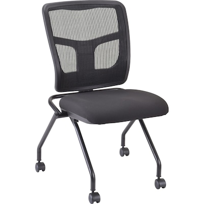 Lorell Training Room Guest Chair, Black, 2/Carton (LLR84385)