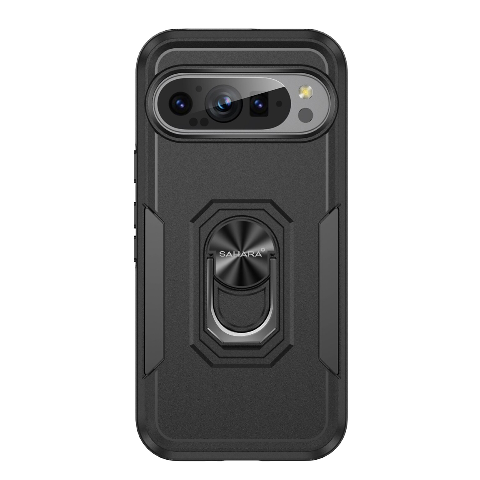 SaharaCase Raider Phone Case for Google Pixel 9 Pro, Shock Absorbing, Scorpion Black (CP00602)