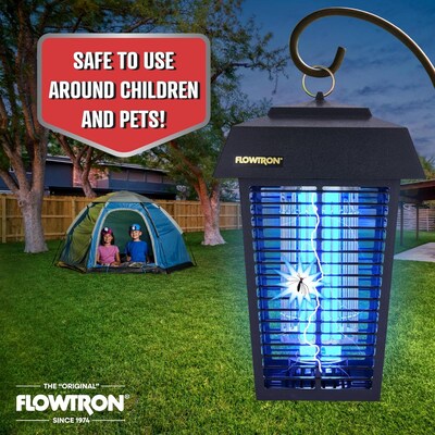 Flowtron Eletric Bug Zapper, 1 Acre of Coverage, 40W Bulb & 5600V Instant Killing Grid (FLWBK40D)