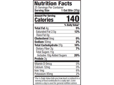 Bobo's Gluten-Free Strawberry Stuff'd Oat Bite, 32.5 oz., 25 Bars/Box (128-75-D)