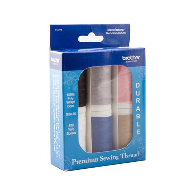 Brother Computerized Sewing Machine with  6-Piece Premium Sewing Thread Pack (CP60XSEW6-STP)