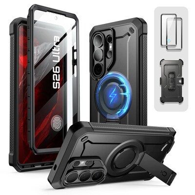 SUPCASE UBPro Mag MagSafe Phone Case for Galaxy S26 Ultra, Shock Absorbing, Black (GA843439160736)