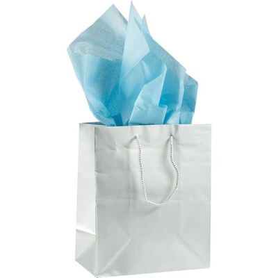 JAM Paper 20" x 26" Tissue Paper, Bright Blue, 20 Sheets/Pack (1152346A)
