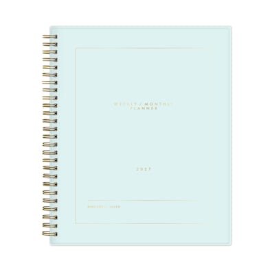 2027 Blue Sky Sincerely Jules 7 x 9 Weekly & Monthly Planner, Sky Blue (164246)