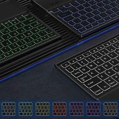 SaharaCase Navigate Series Keyboard Case for iPad Pro 11" (M4 2024/M5 2025), Scorpion Black (TB00402)