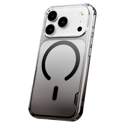 TUFF8 Gradient MagSafe Phone Case for iPhone 18 Pro, Shock Absorbing, Clear/Black (T8MG-IP1803)