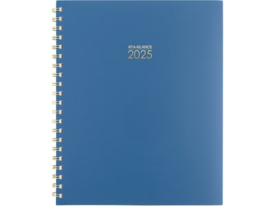 2025 AT-A-GLANCE Harmony 8.5 x 11 Weekly & Monthly Planner, Poly Cover, Denim (1099-905-20-25)