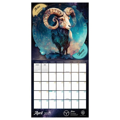 2027 TF Publishing Astrology 12" x 12" Monthly Wall Calendar, Multicolored (27-1132)