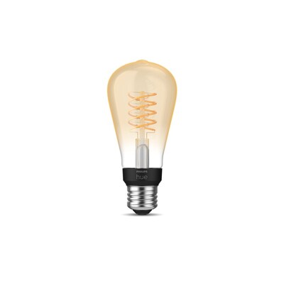 Philips Hue 60W Equivalent ST19 LED Smart Bulb, White  (571125)