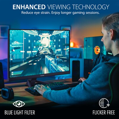 ViewSonic 22" 100 Hz LED Gaming Monitor, Black (VX2267-MHD)