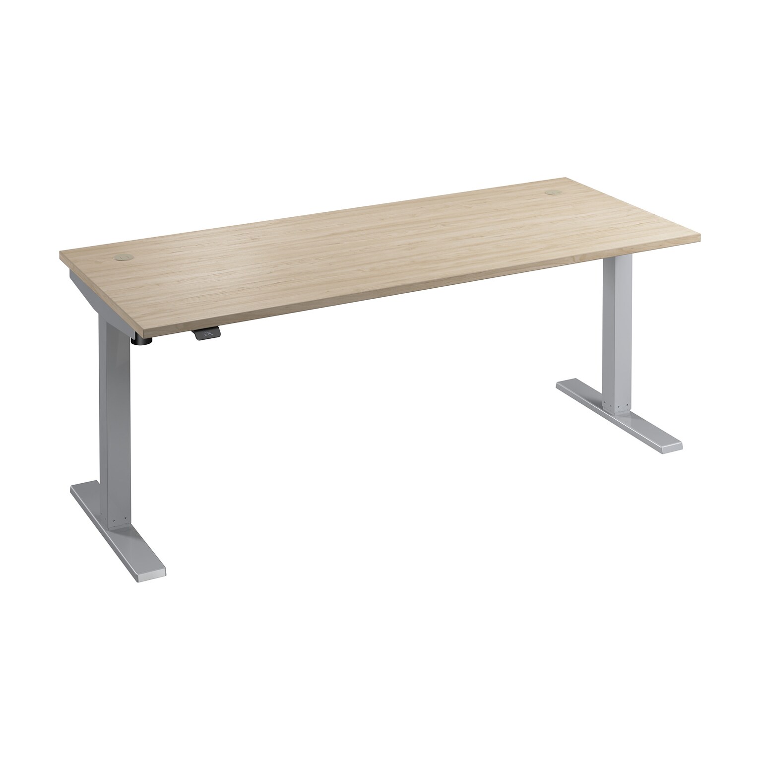 Bush Business Furniture Move 40 Series 72W Electric Adjustable Standing Desk, Natural Elm/Cool Gray Metallic (M4S7230NESK)