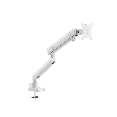 Amer Adjustable Articulating Spring Monitor Arm, Up to 40 Monitor, White (HYDRA1B-W)