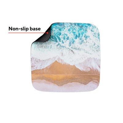 Staples TECH Non-Skid Mouse Pad, BLue(52094)