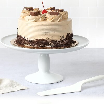 Martha Stewart Ceramic Cake Stand, White (935121012M)