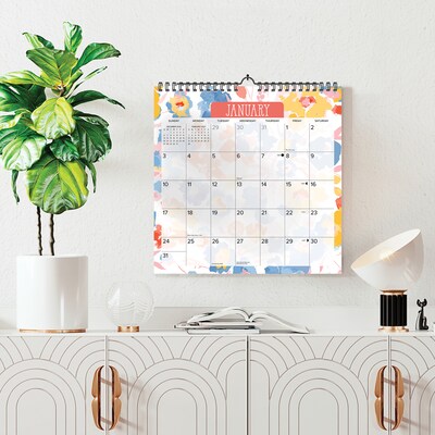 2027 Willow Creek Meadow Flowers 12 x 12 Monthly Wall Calendar, Assorted Colors (65624)