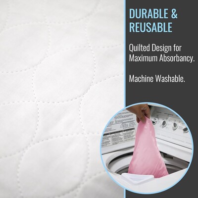 DMI Washable Incontinence Pads, 34" x 36", 4 Pads/Pack (560-7065-0000)
