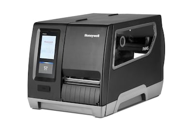 Honeywell PM45 Thermal Transfer Label Printer 4.25” Wide 203dpi, LAN/Serial/USB/Bluetooth/Wi-Fi, Black (PM45A11000000201)