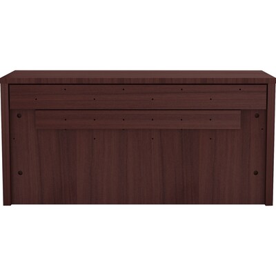 Lorell Essentials Series 36"W Wall-Mount Hutch, Espresso (LLR18240)