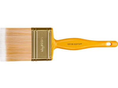 Wooster Brush Softip 4" Polyester Wall/Trim Brush, 6/Box (0Q31080040)