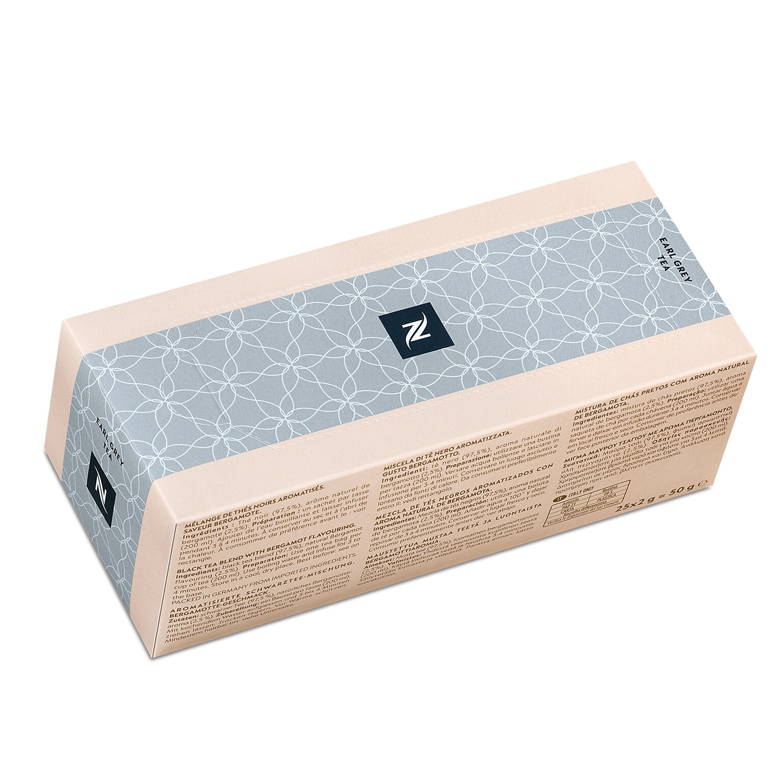 Nespresso Earl Grey Black Tea Bags, 25/Box (157017)