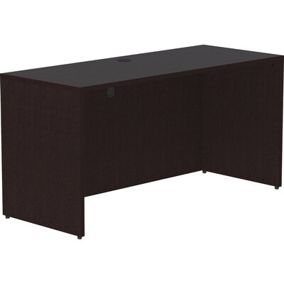 Lorell Essentials Series 60 W Credenza Shell, Espresso (LLR18213)