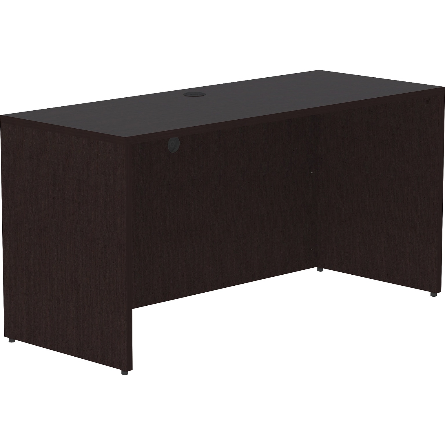 Lorell Essentials Series 60 W Credenza Shell, Espresso (LLR18213)