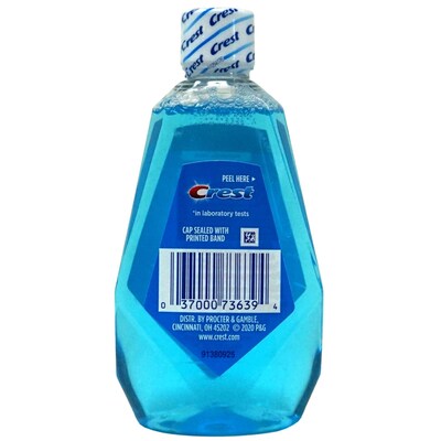 Crest Pro Health Mouthwash Clean Mint Rinse, 3.3 oz Bottle, 9 Bottles/Bag, 12 Bags/Carton