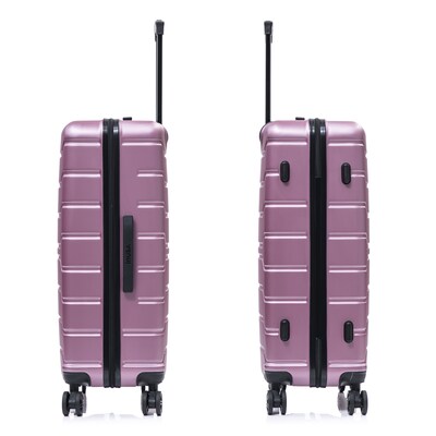 InUSA Trend 4-Piece Hardside Spinner Luggage Set, TSA Checkpoint Friendly, Rose Gold (IUTRESMLXL-ROS)