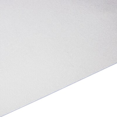Mind Reader Standard 36" x 48" Rectangular Chair Mat for Hard Floor, Vinyl (FLCREC-CLR)