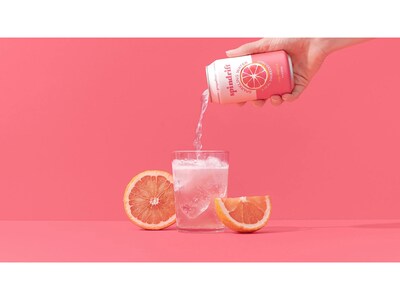 Spindrift Grapefruit Flavored Sparkling  Water, 12 oz., 24 Cans/Carton (0-4108-0003)