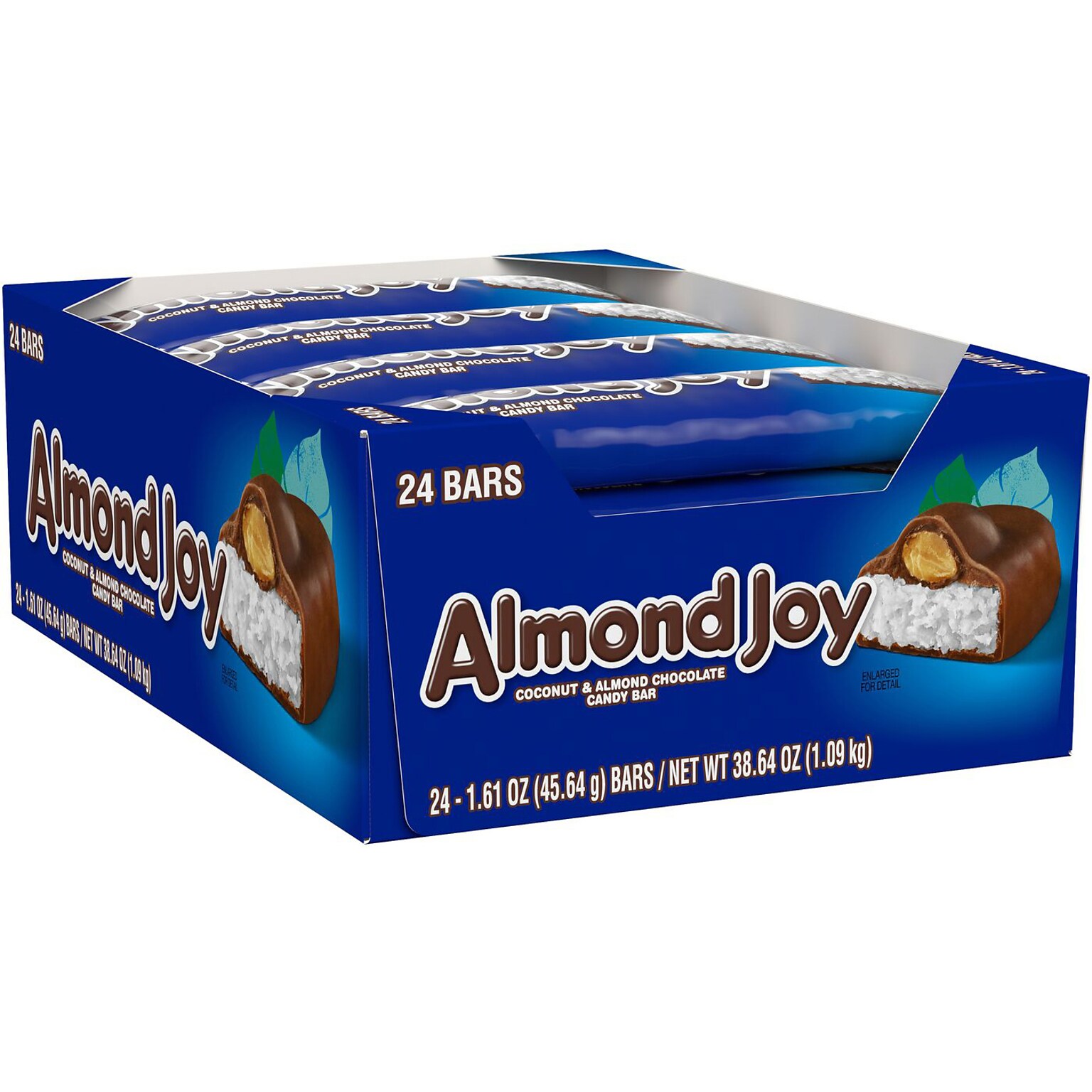 Almond Joy Coconut and Almond Milk Chocolate Candy Bar, 38.64 oz., 24/Box (34000-01816)