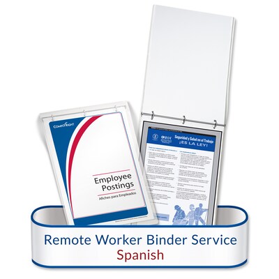 ComplyRight Federal and State Remote Worker Binder 1-Year Labor Law Service, Iowa, Spanish (U1200CRW
