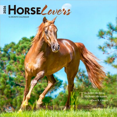 2026 BrownTrout Horse Lovers 12 x 12 Monthly Wall Calendar (9798330703739)