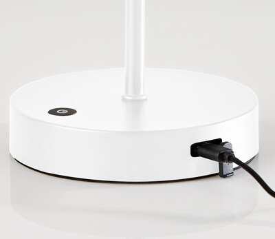 Adesso Stevie LED Table Lamp, White (4082-02)
